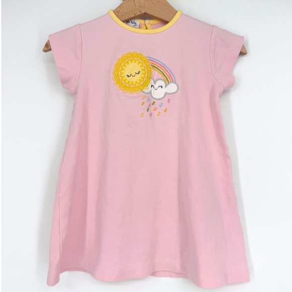 Magnolia Baby Other - Magnolia Baby Girl's Pink Happy Day! Rainbow Sun Dress Sz 2 Cotton